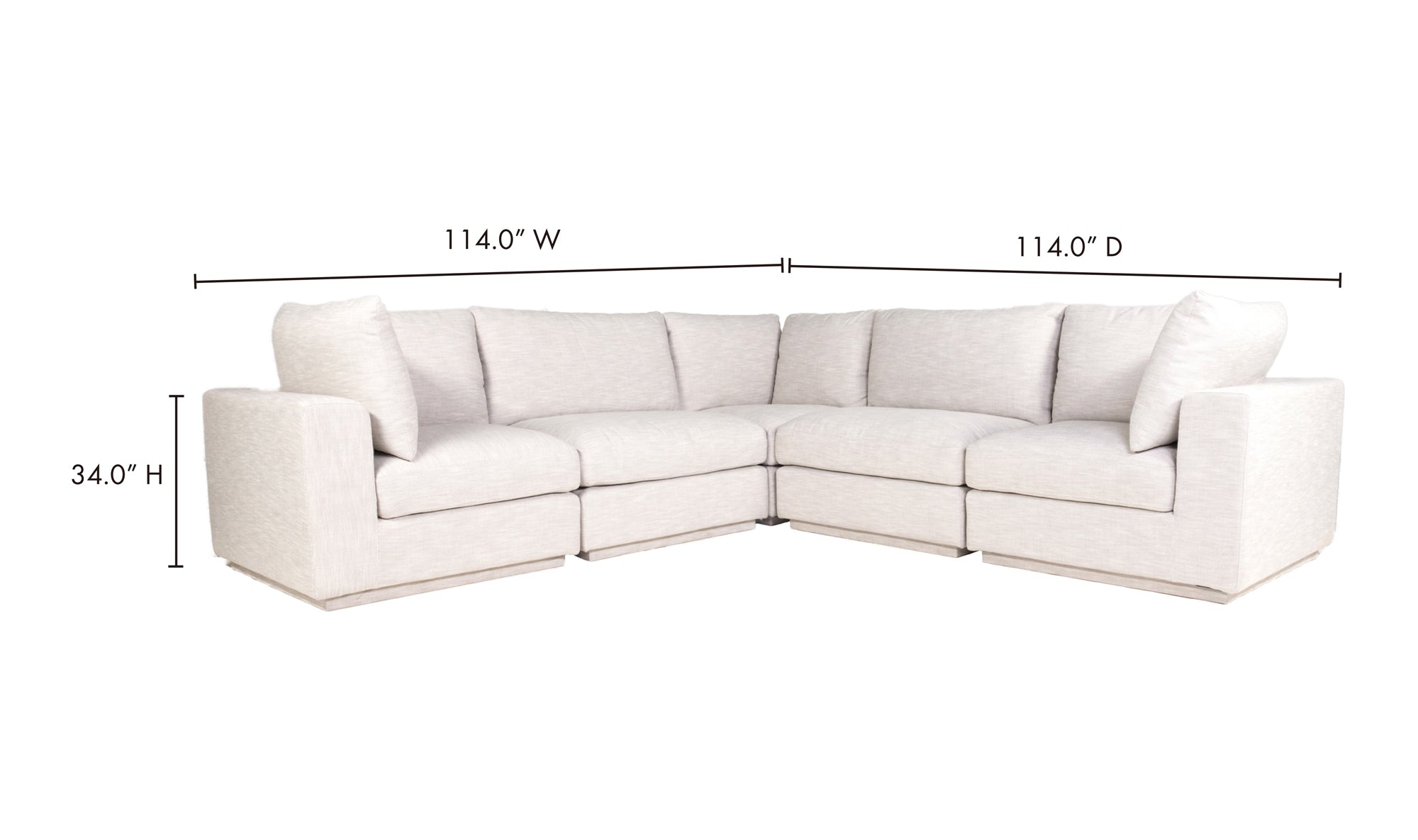 Justin Classic L-Shaped Modular Sectional