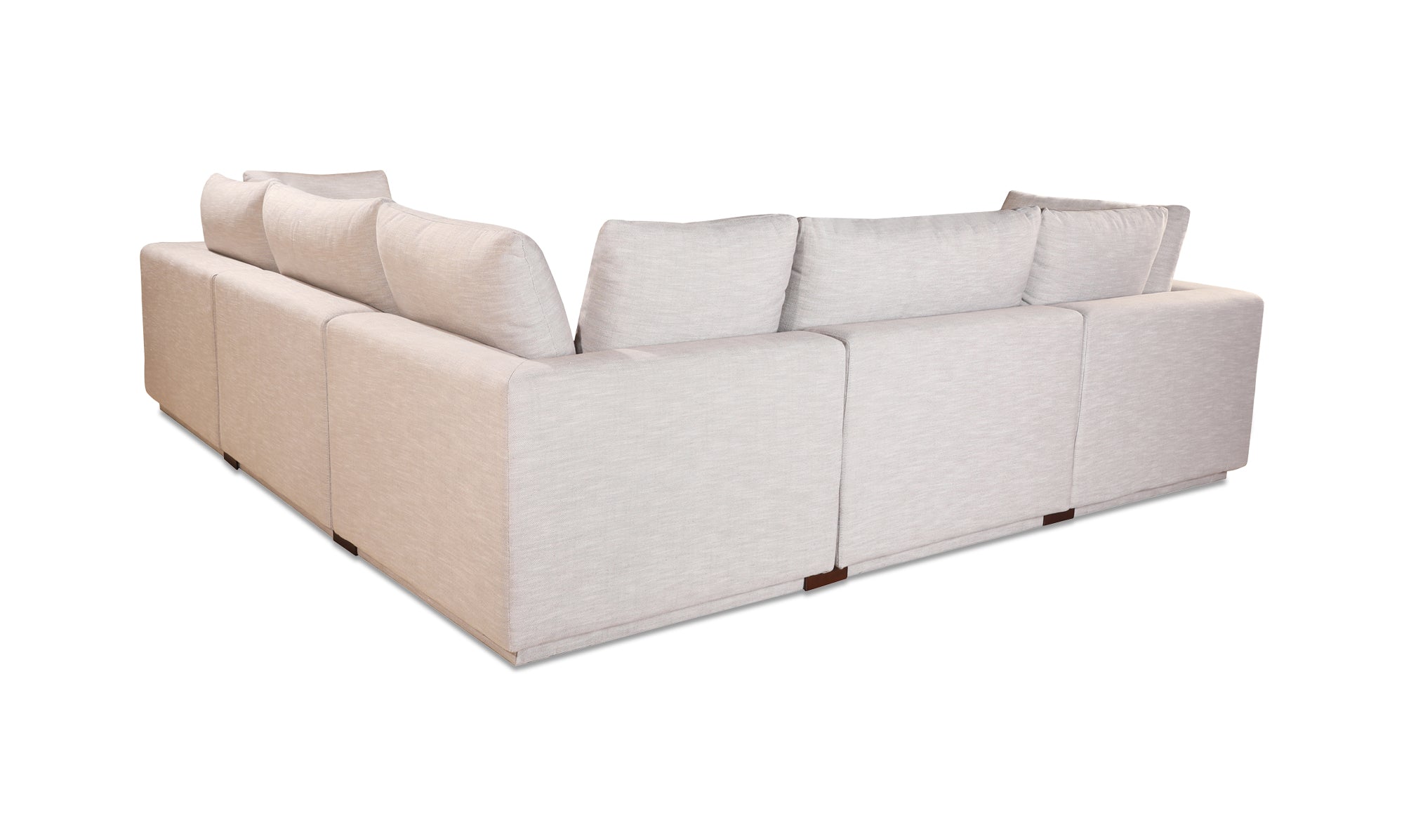 Justin Modular 6 pieces Sectional with Ottoman