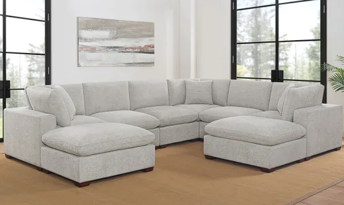 Thomasville Lowell 8-piece Fabric Modular Sectional
