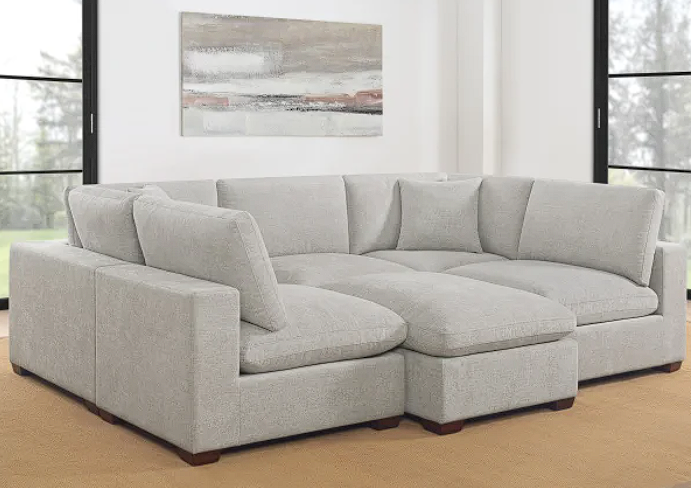 Thomasville Lowell 8-piece Fabric Modular Sectional