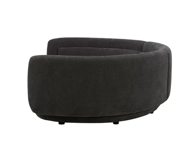 Aiden & Ivy 4-piece Curved Fabric Sectional