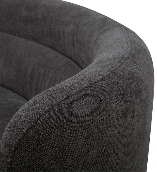Aiden & Ivy 4-piece Curved Fabric Sectional