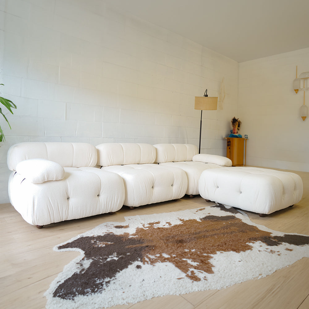 Bellini Style 4 Pieces Modular Couch - Boucle