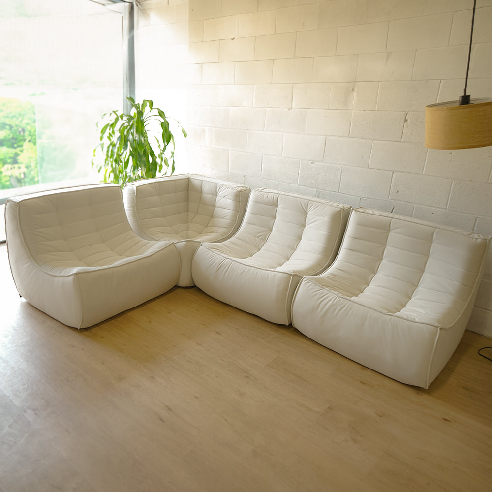 Saddle 4 Pieces Sectional Sofa