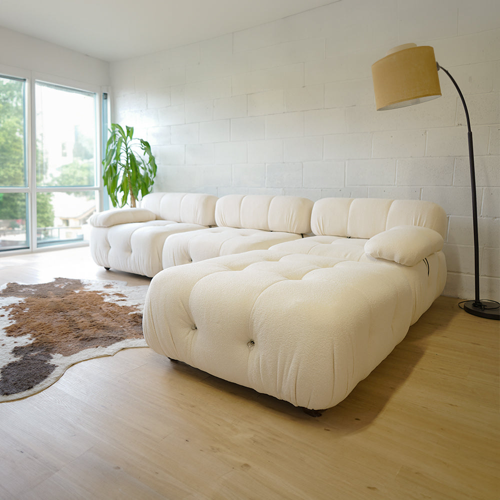 Bellini Style 4 Pieces Modular Couch - Boucle