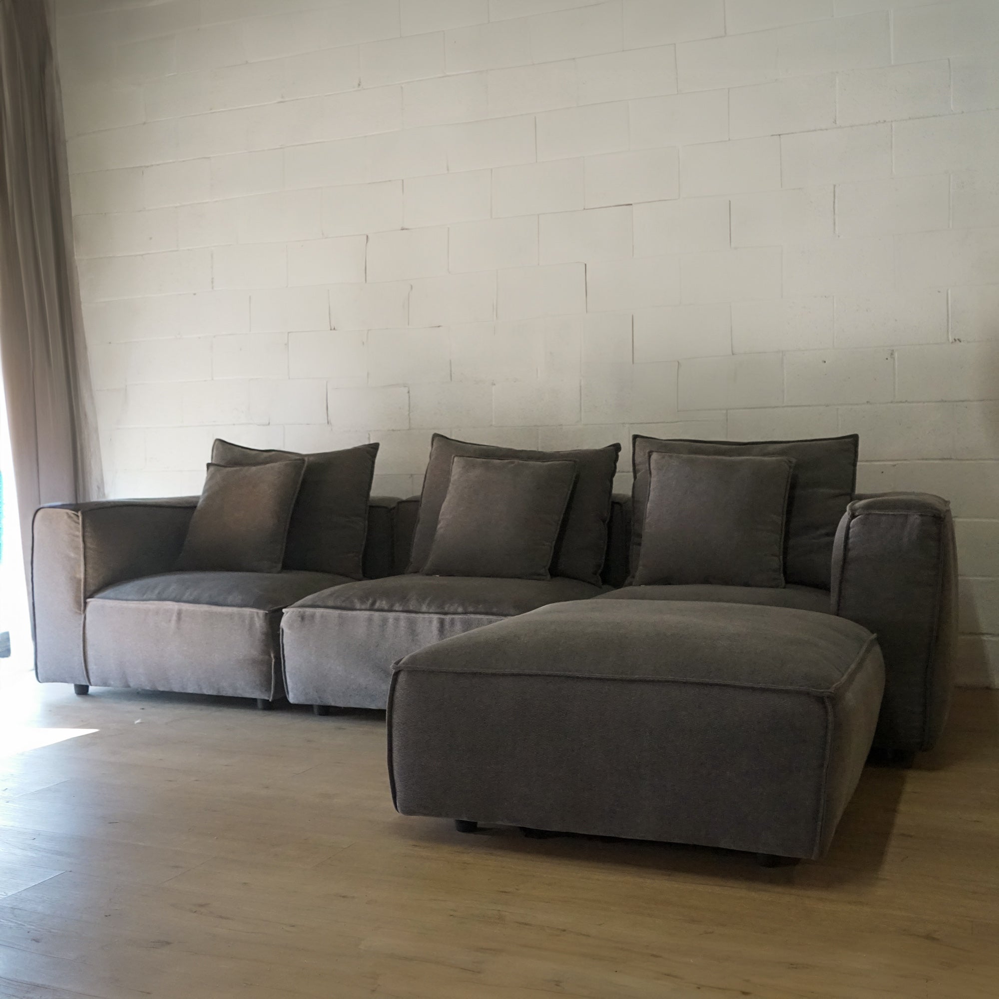 Modular Fabric Sectional