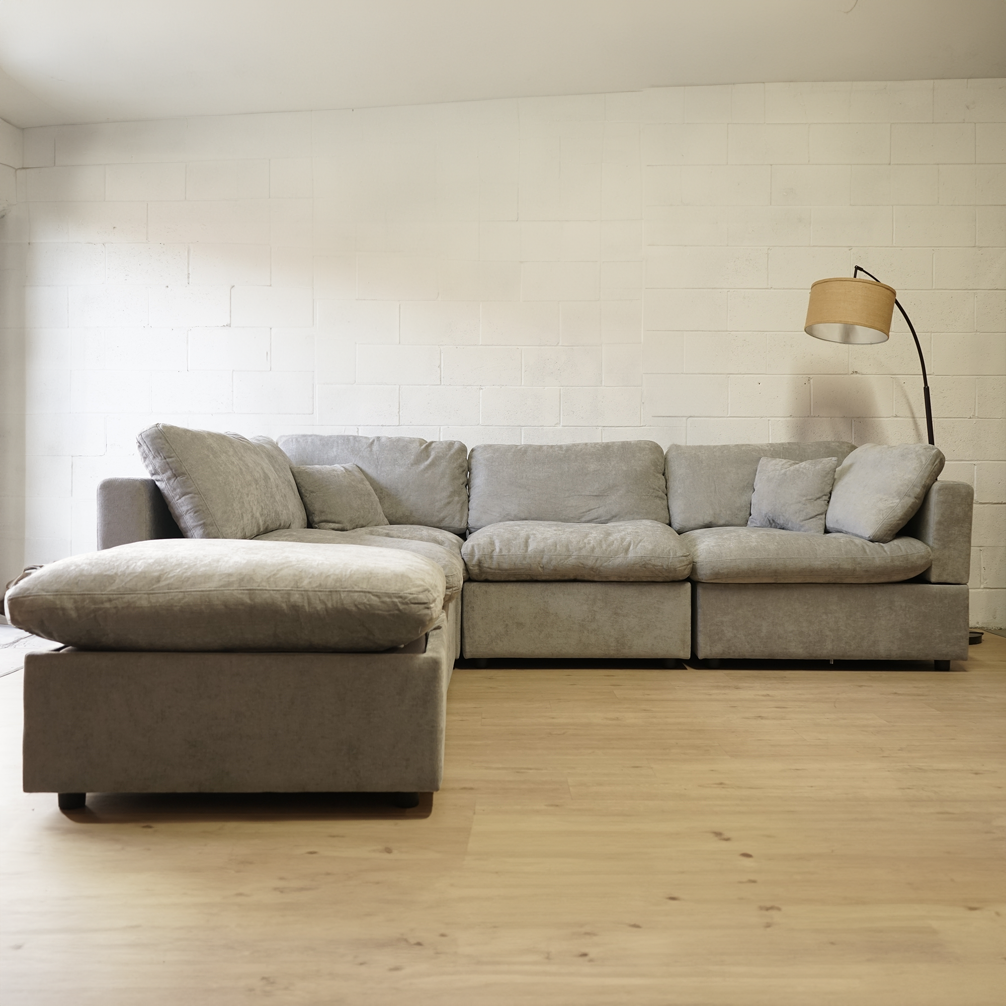 Cover Cloud 5 Pieces Modular Sofa - Light Grey