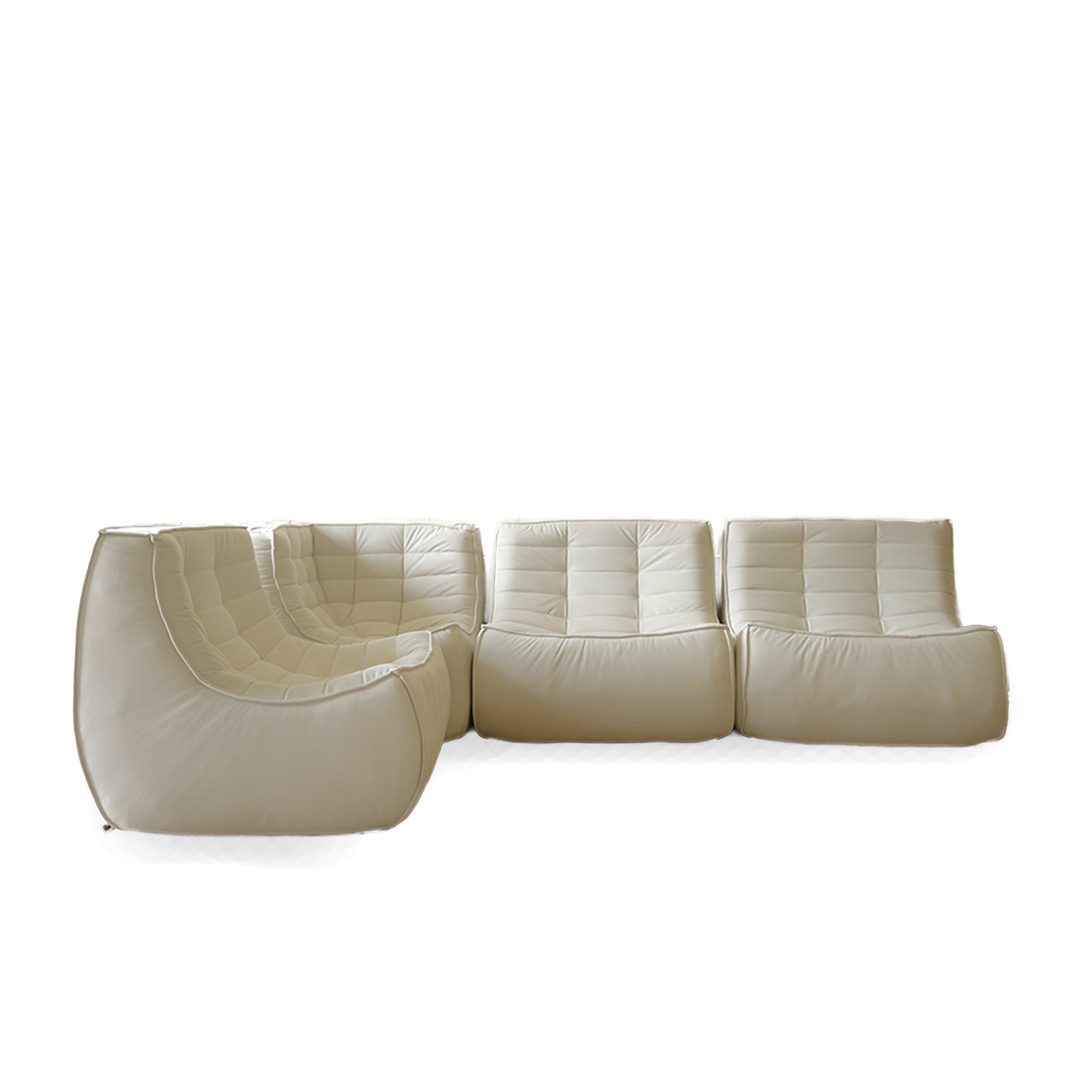 Saddle 4 Pieces Sectional Sofa