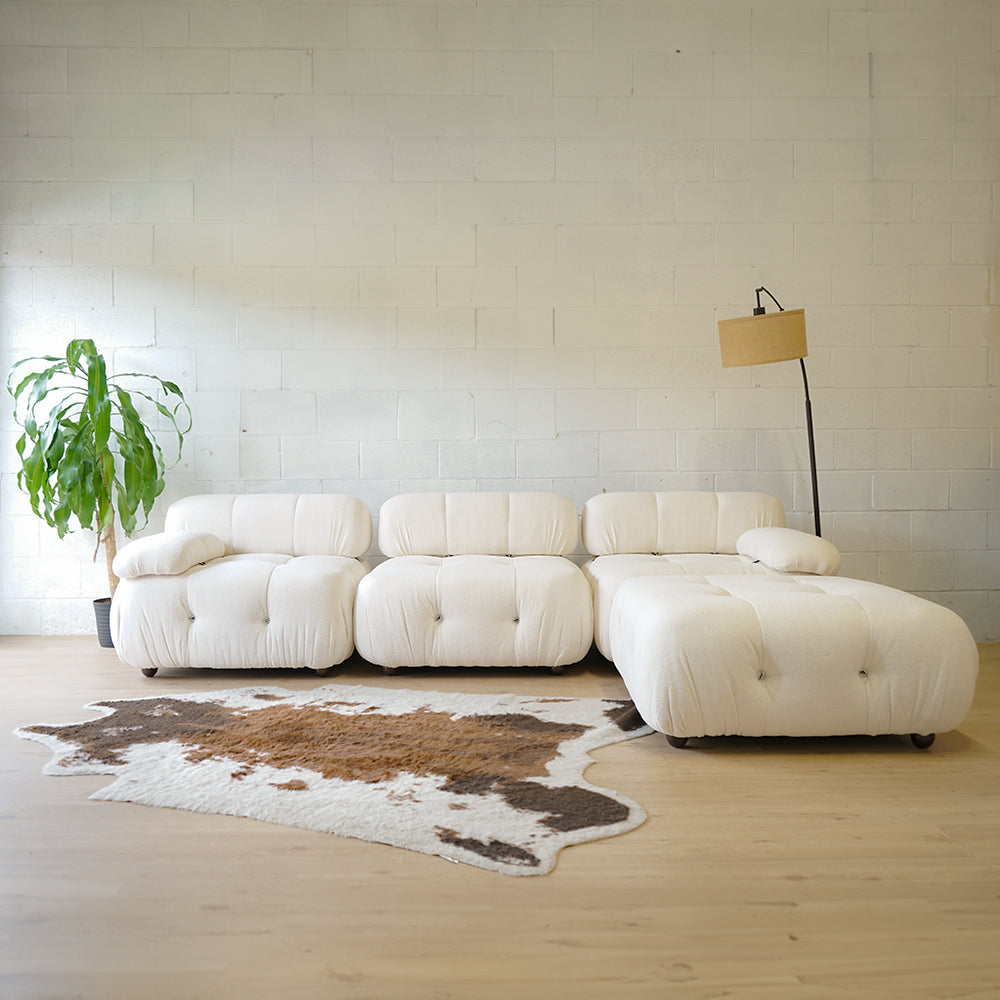 Bellini Style 4 Pieces Modular Couch - Boucle